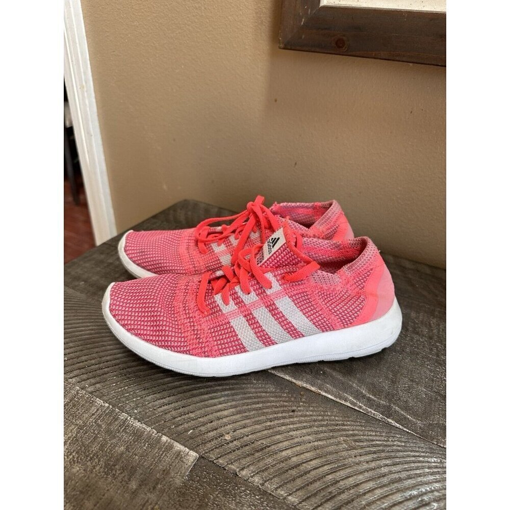 Adidas Womens Element Refine Tricot B33357 Pink Running Shoes Sneakers Size 7.5